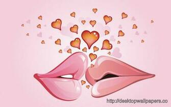 Valentines Day Kiss HD Wallpaper Desktop
