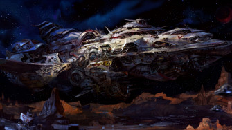 Space Ship Spaceship Planet 4k HD