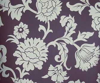 Purple Wallpaper And Silver