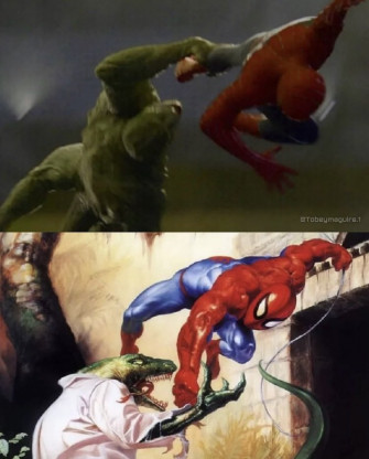 Tobey Maguire Gifs Pic On X Spider Man Vs Lizard