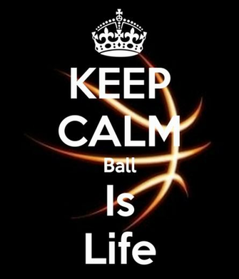 Keep Calm Ball Is Life And Carry On Image Generator