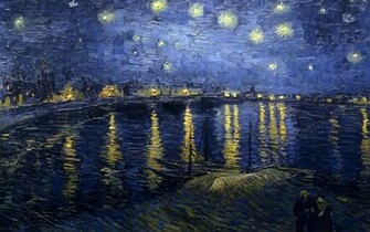 Starry Night Over The Rhone Wallpaper People HD Hi