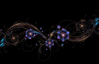 Abstract Black Background