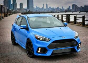 Ford Focus Rs Front Photo Nitrous Blue Color Size X