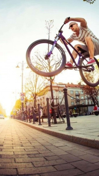 Bike Rider Wallpaper
