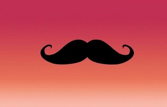 Gradient Mustache Wallpaper