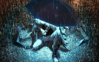 Anime Rain Wallpaper HD Pictures Image