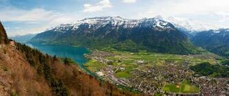 Interlaken Switzerland Oc Wallpaper