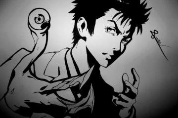 Male Anime Sketch Izumi Shinichi Parasyte The Maxim