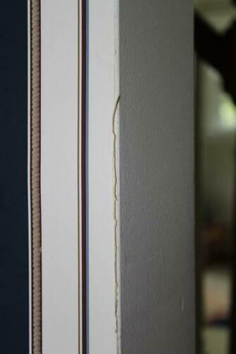 Green Street Before And After Painting Over Wallpaper