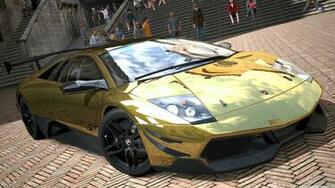 Lamborghini Murcielago Lp670 Sv Gold 4k HD Desktop