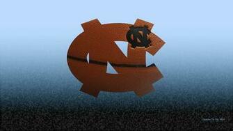 Unc Wallpaper Basketball Grain Nc Logo On Light Blue And Black