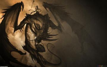 Black Dragon Wallpaper Android iPhone HD
