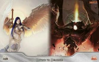 Wallpaper Of The Week Akroma Lord Pit And Nicol Bolas