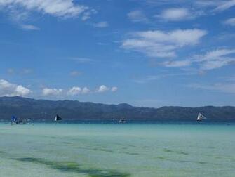 Boracay Island Scenery And Ocean Wallpaper