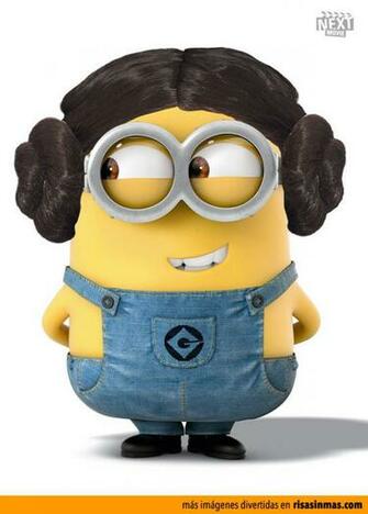 Minion Disfrazado De Princesa Leia