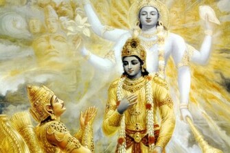 Krishna Bhagwat Gita Full HD Wallpaper For Desktop Mobile Android