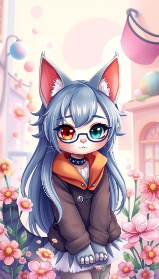 Cat Girl Phone Wallpaper
