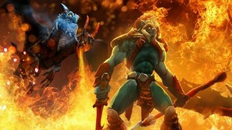 Huskar Dota Jakiro Knight Wallpaper