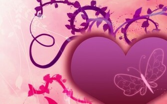 Purple Love Valentine Day Wallpaper Computer With