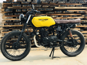 Anmolpreet Mattu On Ct Modified Into Caferacer