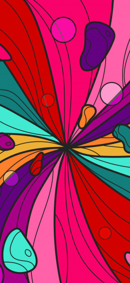 Flat Art Wallpaper For iPhone iPad