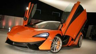 Mclaren 570s Aerodynamics With Black Swan Wallpaper
