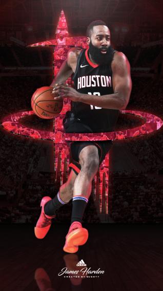 James Harden Background Image In Basketball