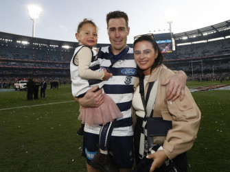 Afl News Jeremy Cameron Grand Final Celebrations Beer