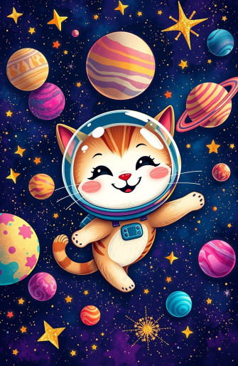 Space Cat Wallpaper
