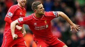 Jordan Henderson Alberto Moreno Liverpool Goal
