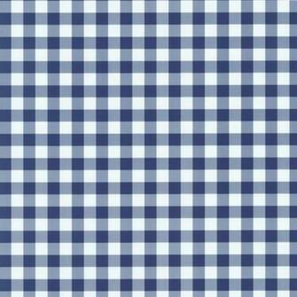 Blue White Gingham Check Wallpaper By P S International