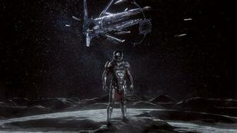 Ryder Mass Effect Andromeda Moon Hyperion Game Wallpaper