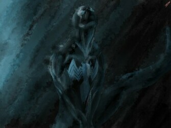 Symbiote Spider Man In The Rainy Night By Stalkerms1
