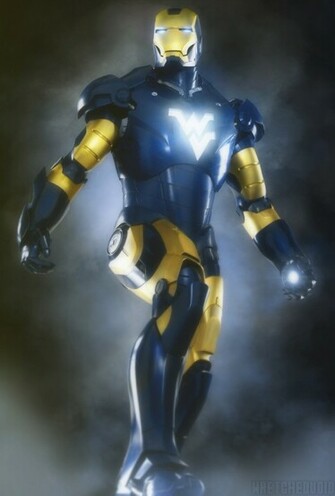Wvu Iron Man By Wretchedvoid