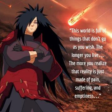 Madara Uchiha Quotes Naruto Anime Inspirational