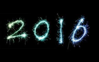 New Year Celebration Display With The Date Outlined Fiery