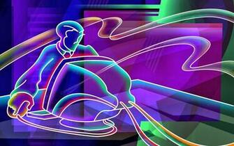 All 4u Wallpaper 3d Colour Ful Neon Love HD