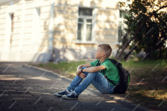 Alone Boy Photography Wallpaper