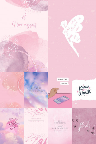 Pink Phone Aesthetic Wallpaper