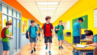 Daily Life Of High School Boys Wallpaper