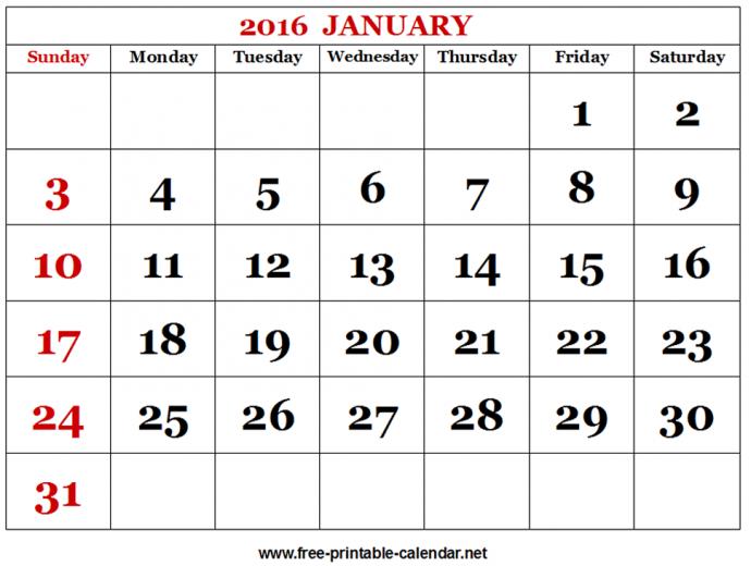 Best January Calendar Printable Pdf HD Wallpaper