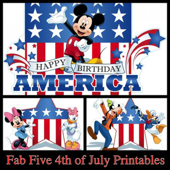 Ve Decided To Make Some Fab Five Printables For The 4th Of July