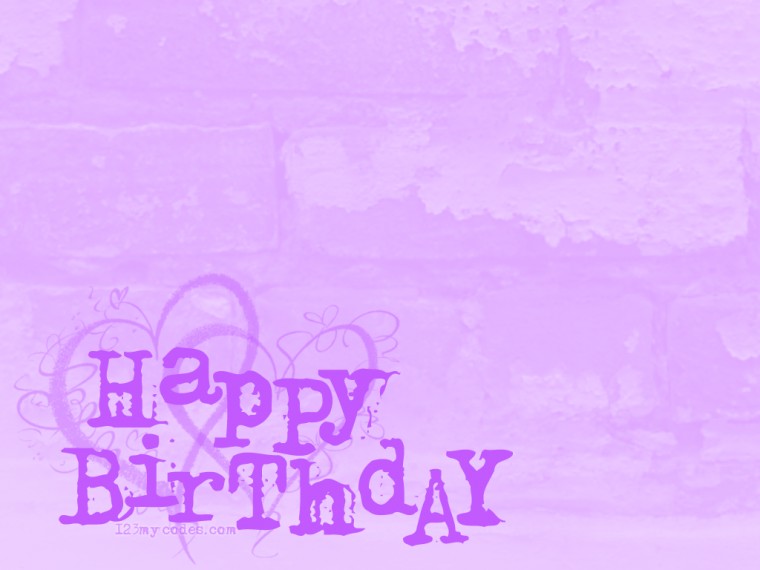 Myspace Background Celebration BirtHDay In Purple