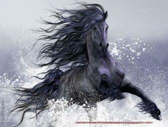 Beautiful Wallpaper Friesian Horse Pictures