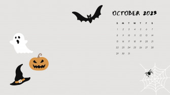 Customizable Halloween Desktop Wallpaper Templates
