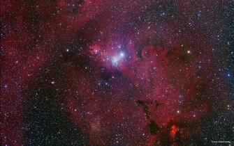 Widescreen Nebula Desktop Wallpaper