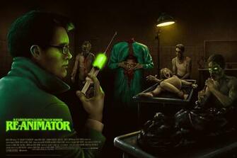 Re Animator Hq Background Horror Movie Art