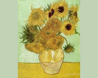 Van Gogh Sunflowers Wallpaper