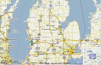 Holland Army Michigan Maps Grafenwoehr Post Map Of